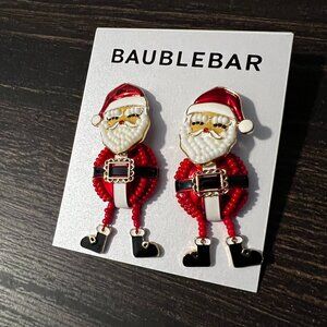 Santa Claus Baublebar Earrings NWT